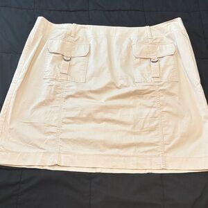 Talbots Woman Petites Classic Cream Women's Skirt 22wp